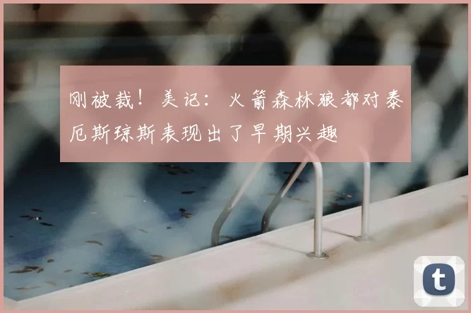 刚被裁！美记：火箭森林狼都对泰厄斯琼斯表现出了早期兴趣